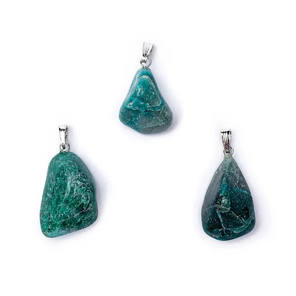 Chrysocolla hanger – 1 tot 3 cm – Communicatie & Innerlijke Balans