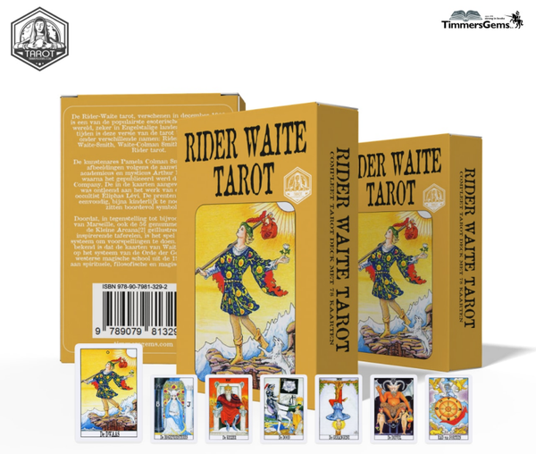 Rider Waite Tarot (Compleet deck met 78 kaarten) groter formaat