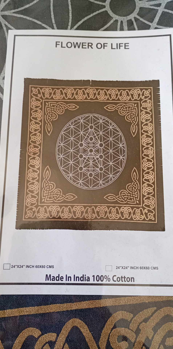Flower of life wandkleed tafelkleed altaarkleed