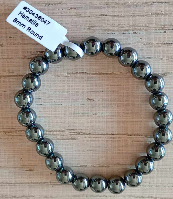 armband hematiet 8mm