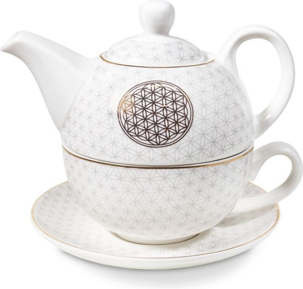 Tea for One Theepot – Bloem des Levens Theetas (Flower of Life)