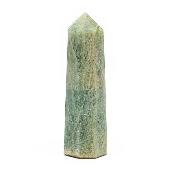 Aquamarijn Obelisk – Lichtzuil voor Feng Shui, Communicatie & Kalmering