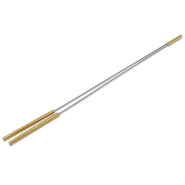 Wichelroede enkel – 40 cm messing handvat, voor waterzoeken & energetisch werk
