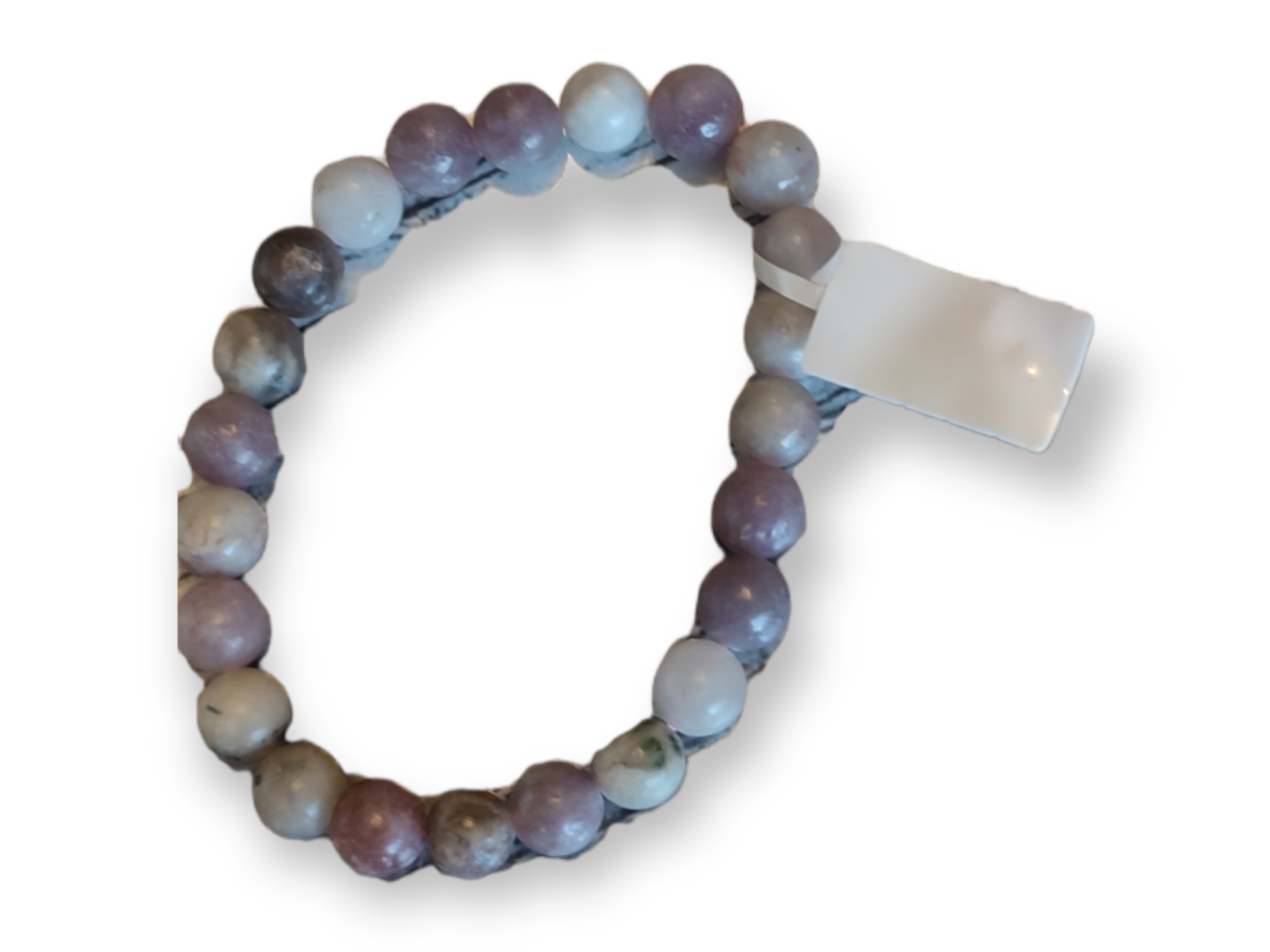 armband robijnrode jade 8mm (veel geluk)