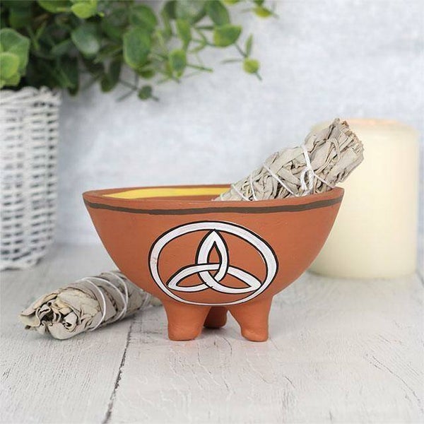 Smudge bowl triquetra pootjes