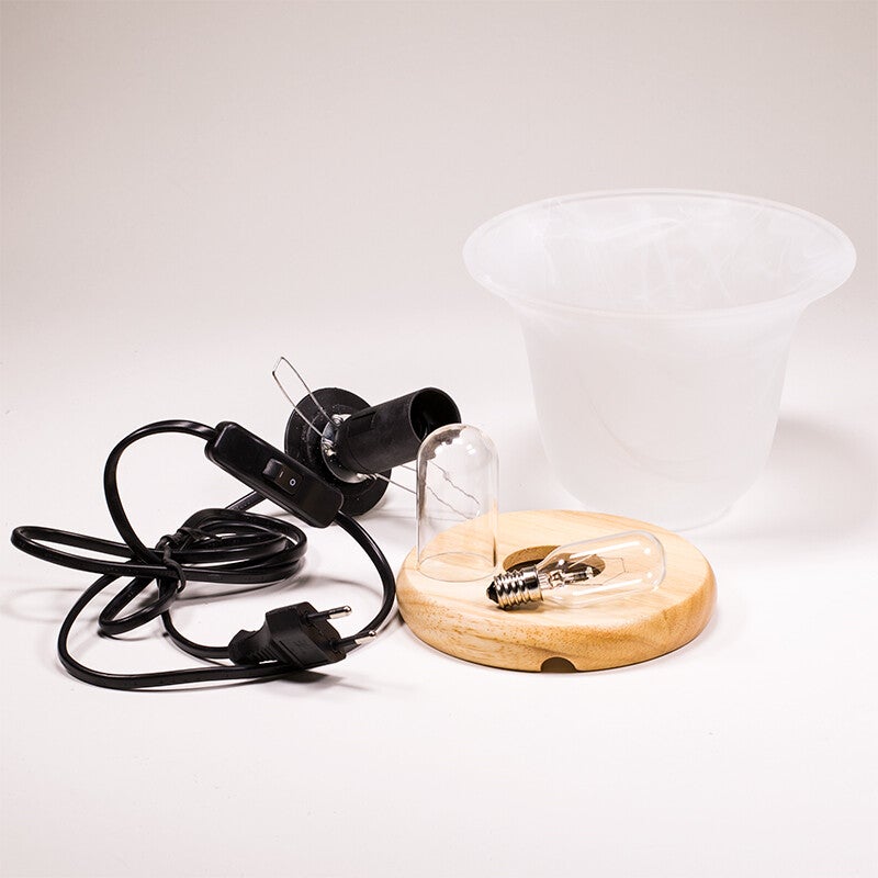 zoutkristal Lamp -- 19 cm