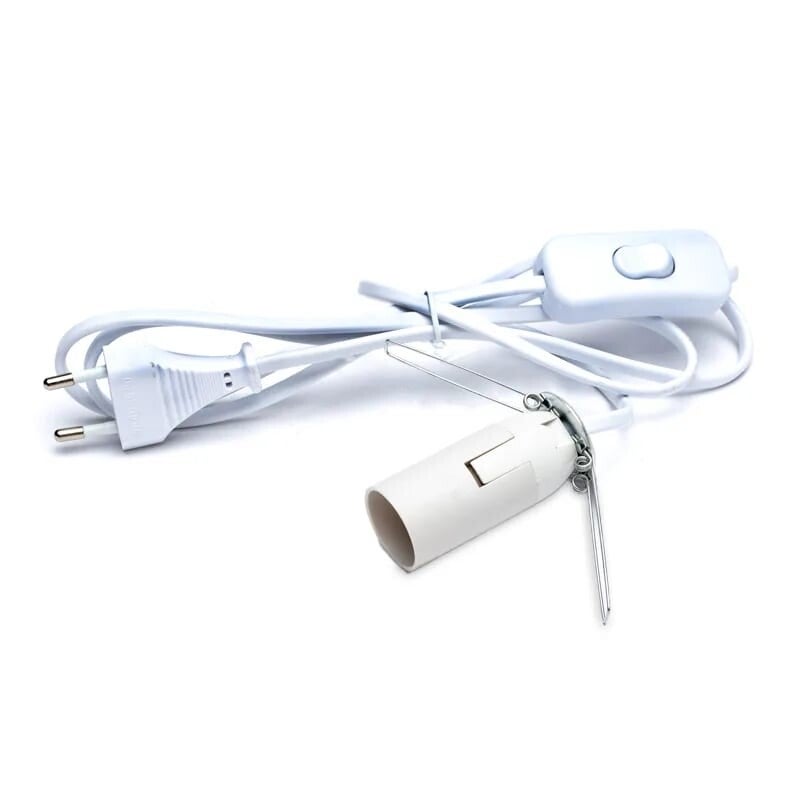 Elektrische kabel met schakelaar zoutlamp edelsteenlamp