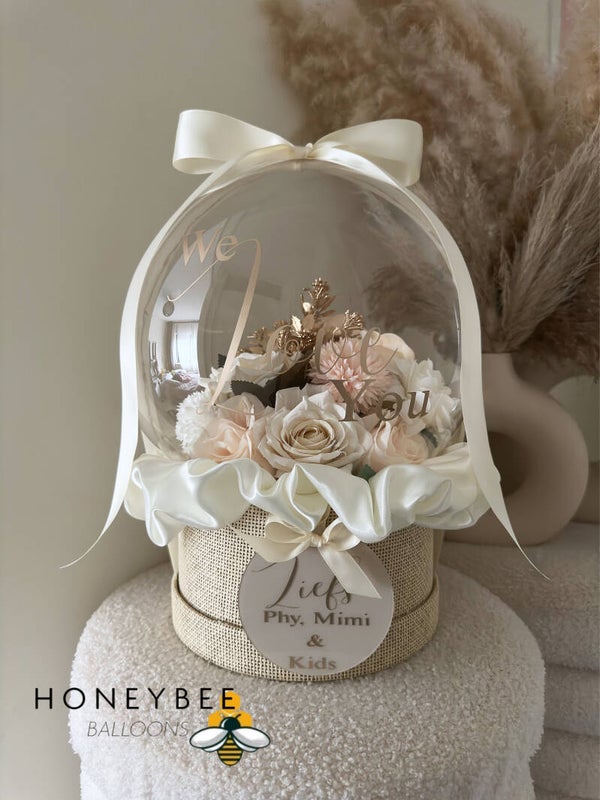 (Large) Flower Balloon (diverse kleuren) evt met licht toevoeging