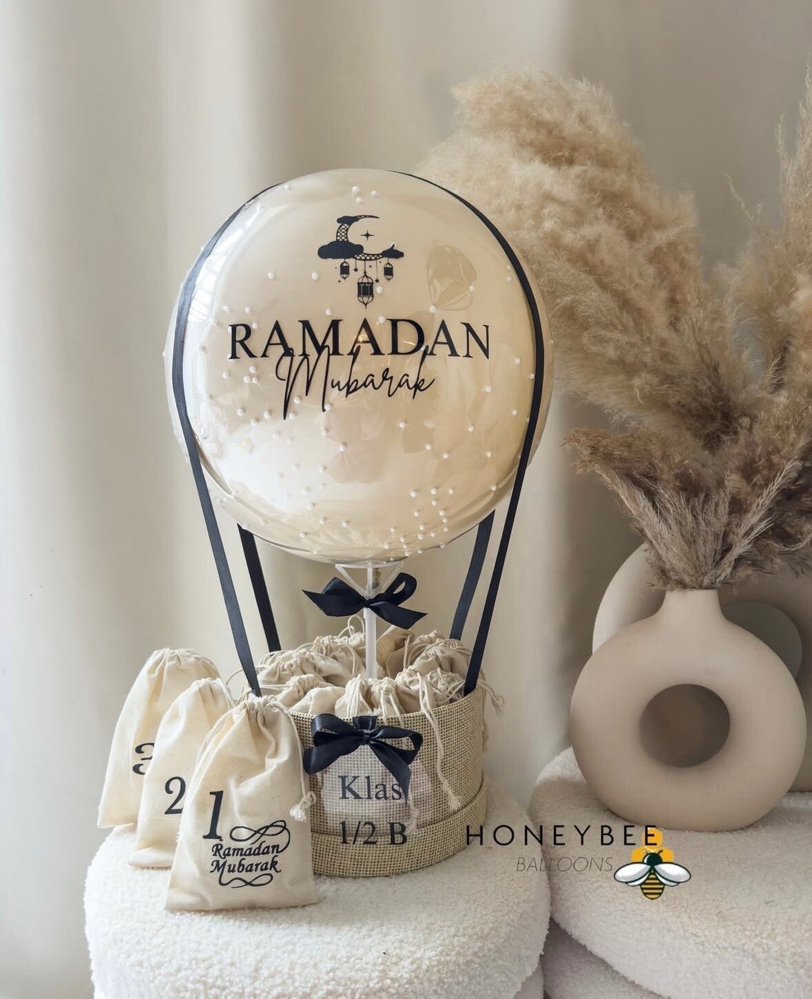 Ramadan 30 days Kalender met linnen zakjes