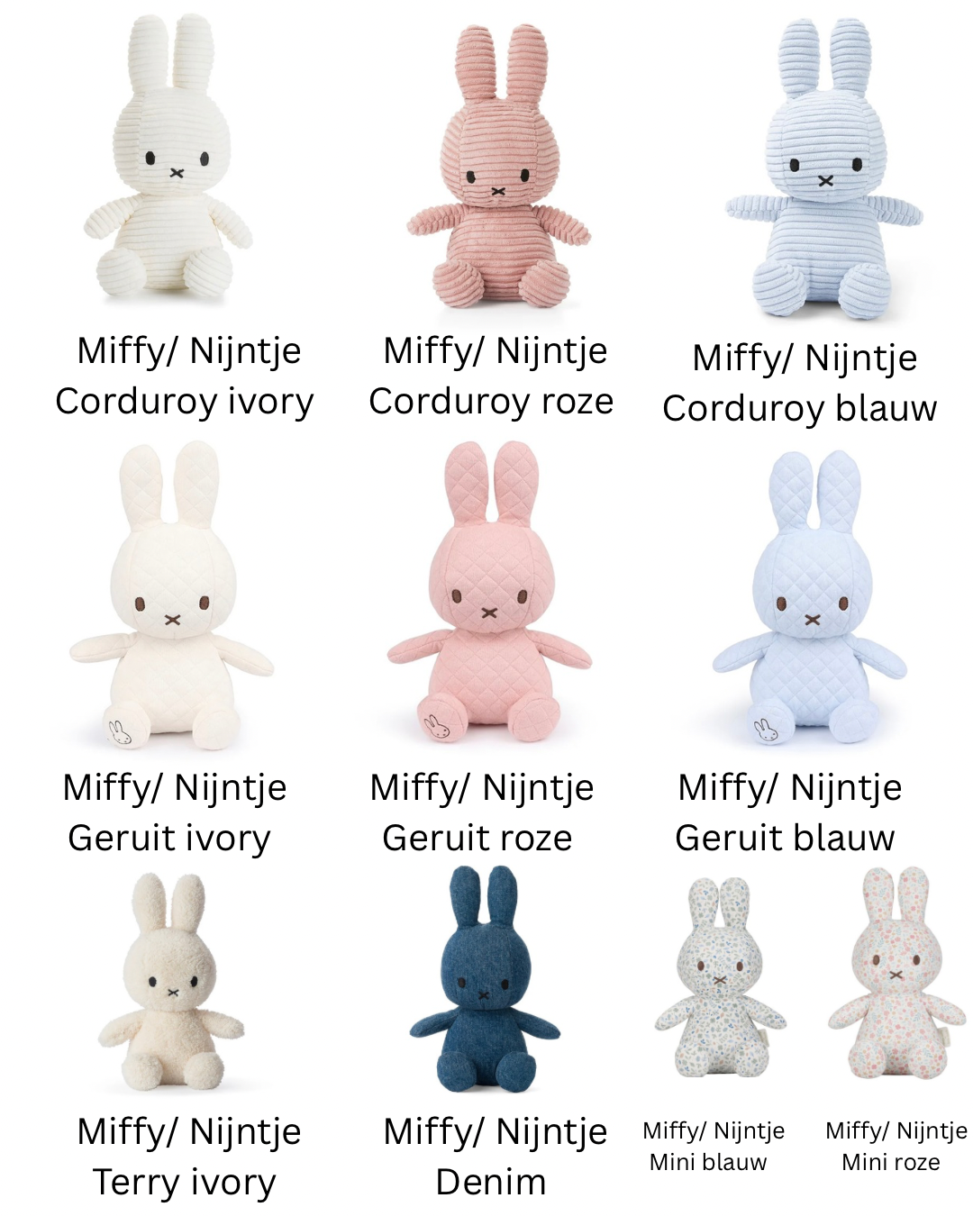 Nijntje/ Miffy ruit