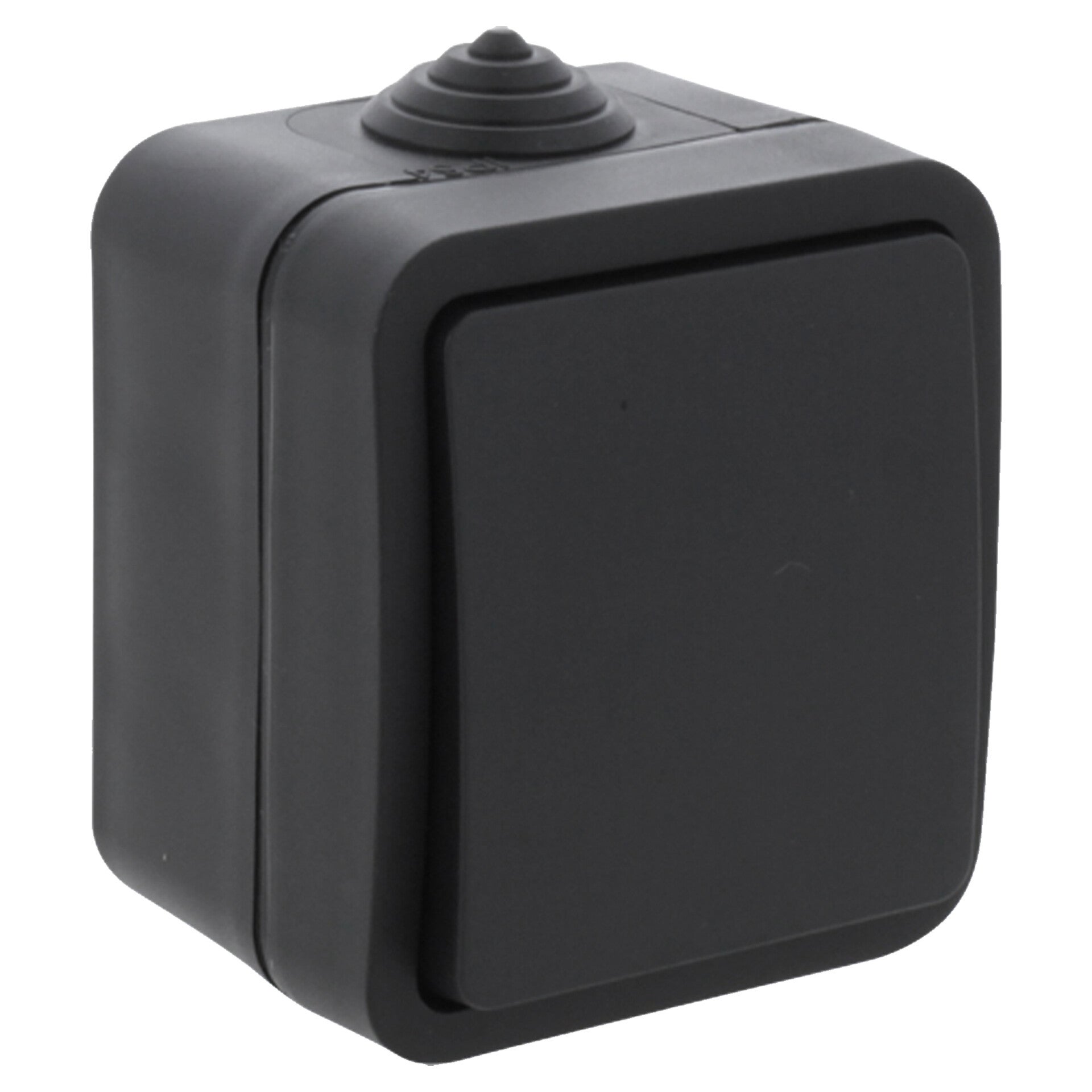 Q-Link schakelaar opbouw - wissel - spatwaterdicht IP54 zwart