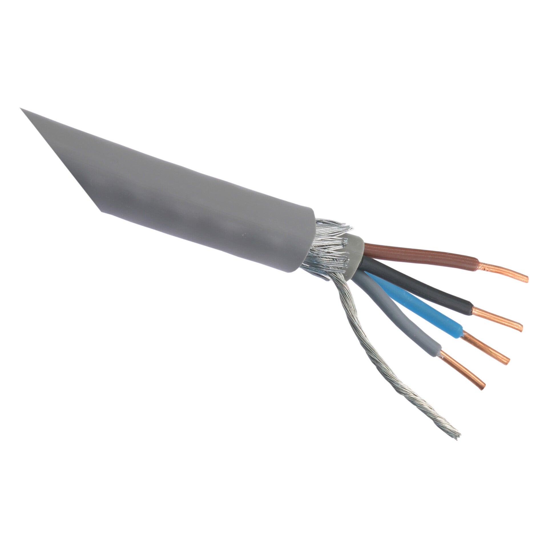 grondkabel YMVK-AS - DCA grijs 4 x 2.5 mm², 25 m