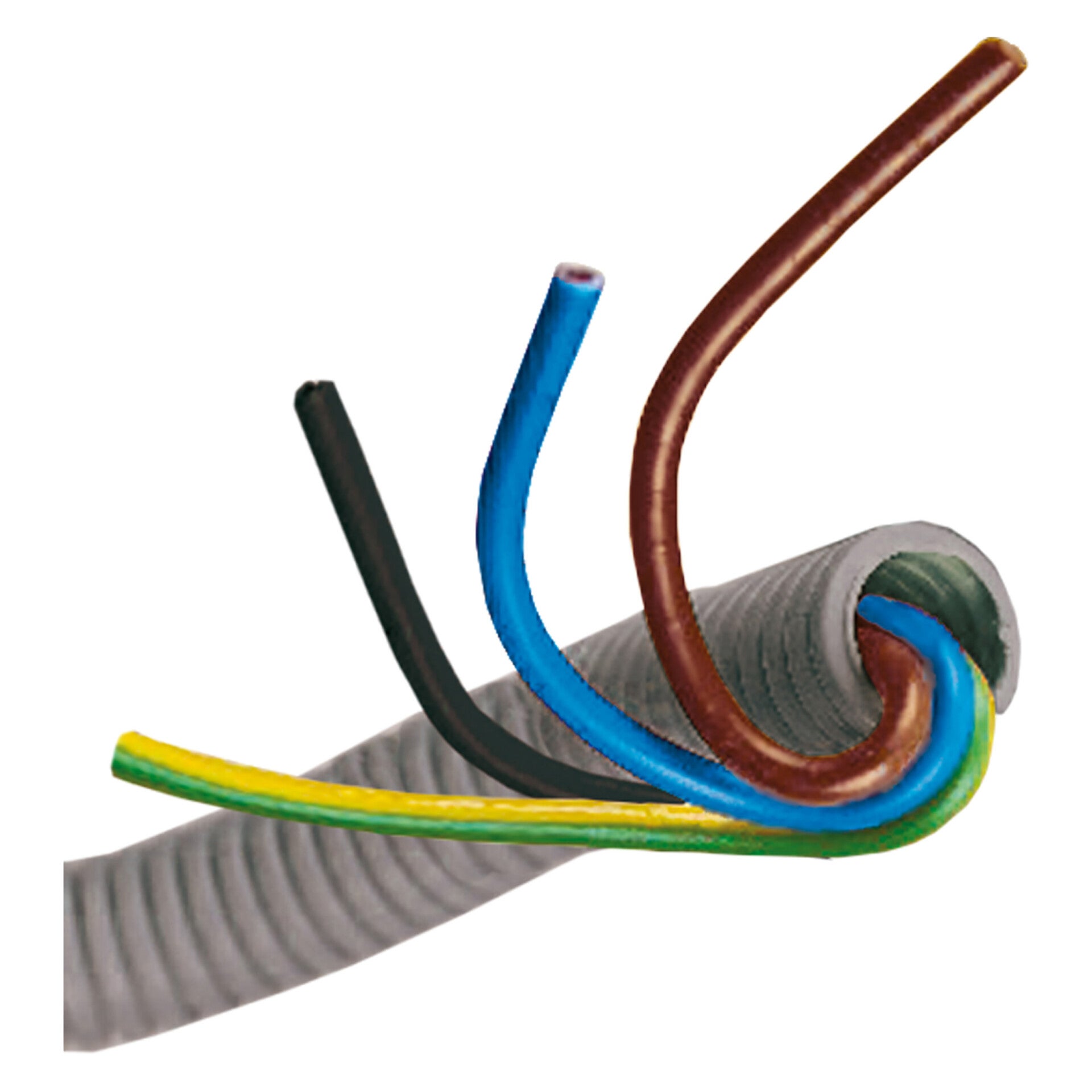 installatiebuis flexiplus QL grijs 20 m