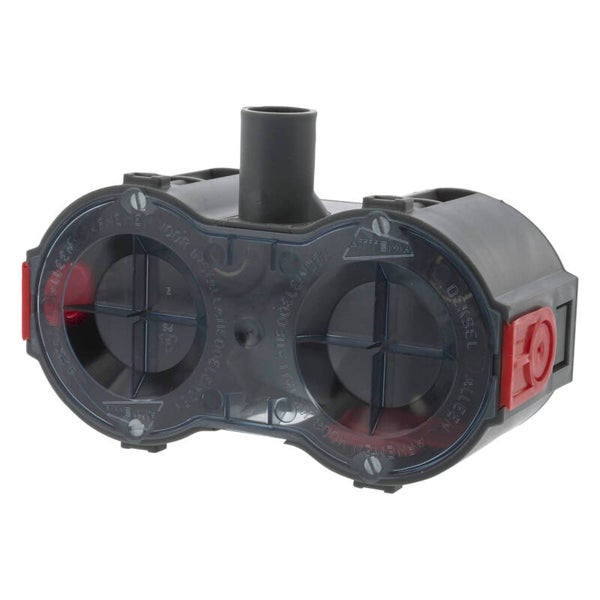 Attema inbouwdoos duo - UD50 grijs Ø5/8