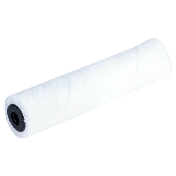 aflakroller vilt ***** - 5 mm poolhoogte wit 10 cm