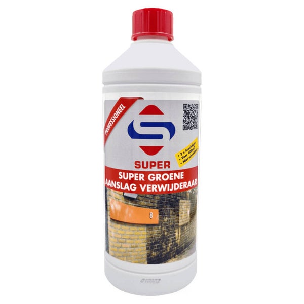 SuperCleaners groene aanslag verwijderaar 1 L