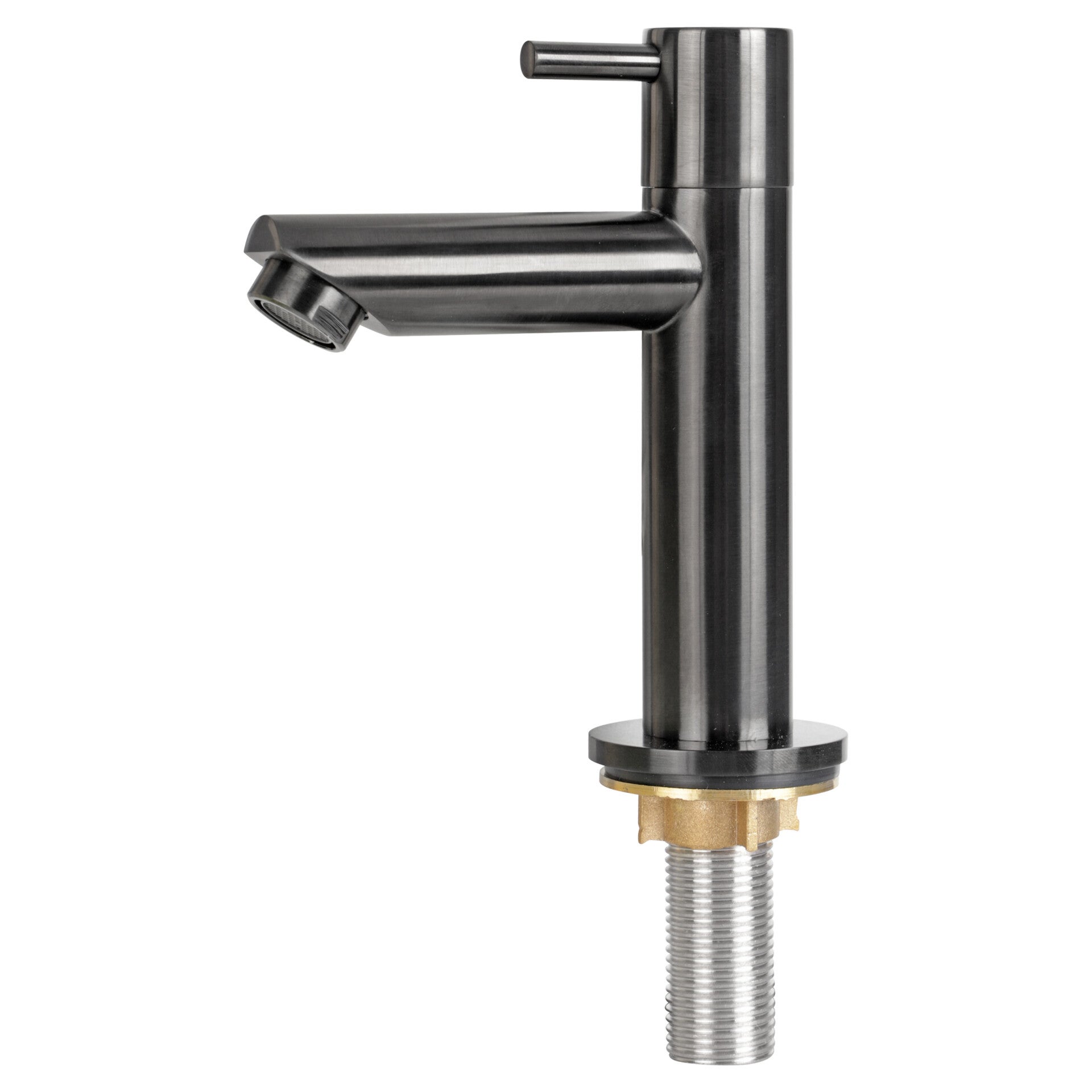 Differnz koudwaterkraan recht gun metal