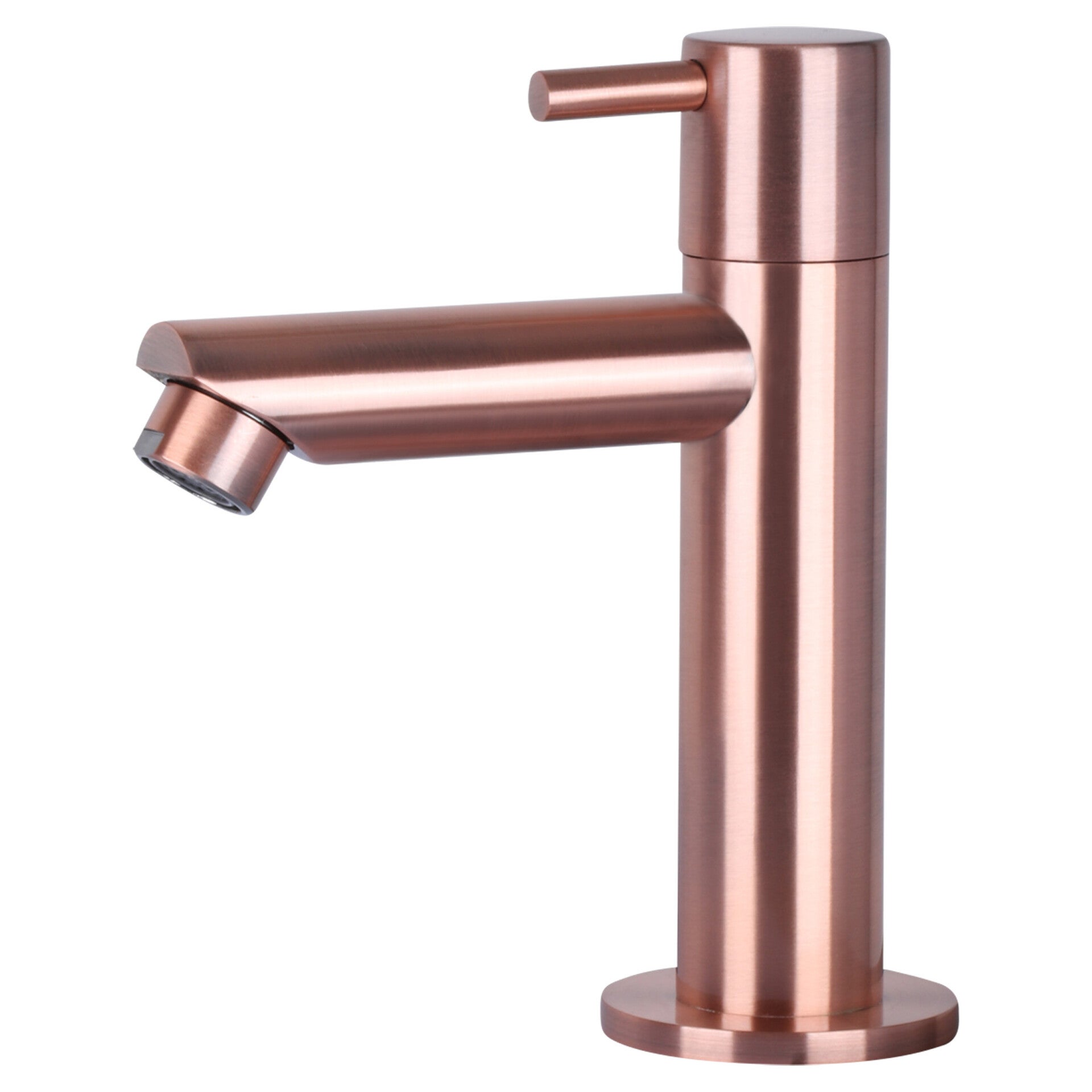 Differnz koudwaterkraan recht rood koper