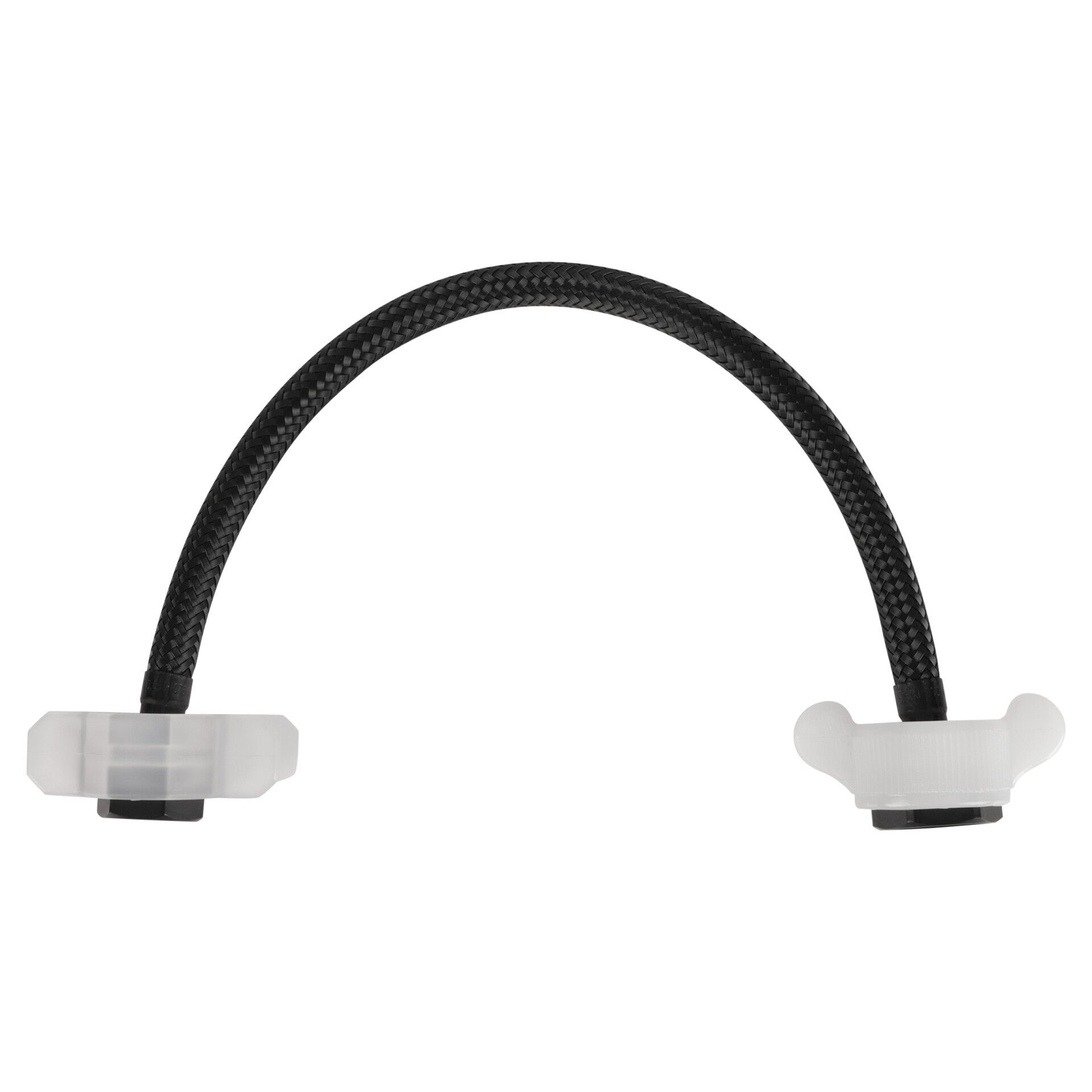 Differnz aansluitslang flexibel - 3/8 inch naar 1/2 inch zwart 30 cm