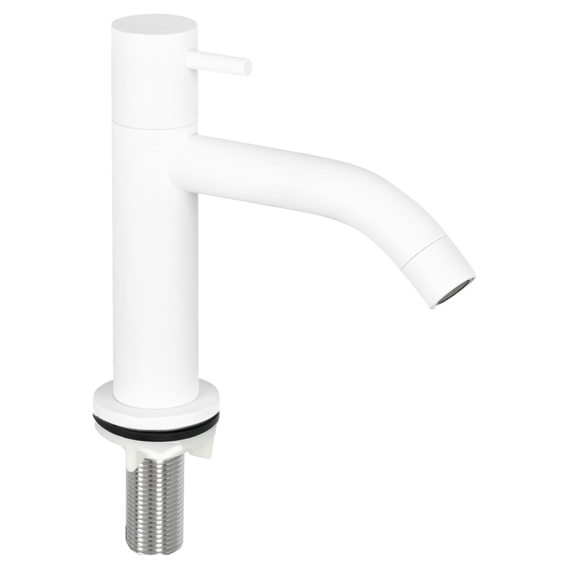 Differnz koudwaterkraan gebogen mat wit