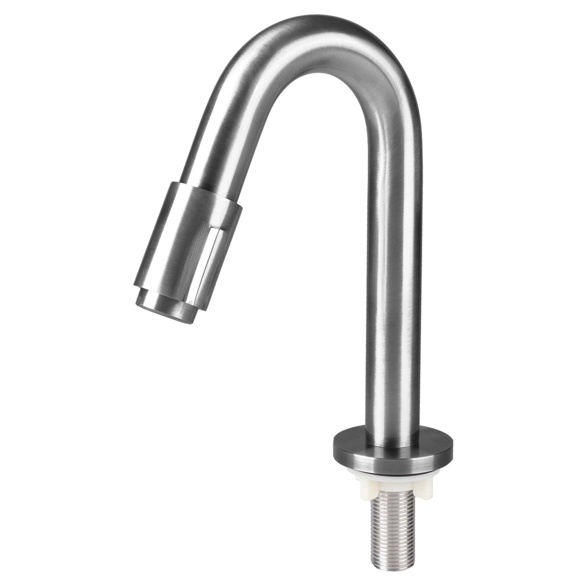 Differnz koudwaterkraan gebogen mat chroom 19 cm