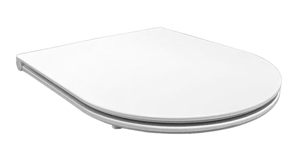 Flatline toiletzitting softclose en quick release mat wit
