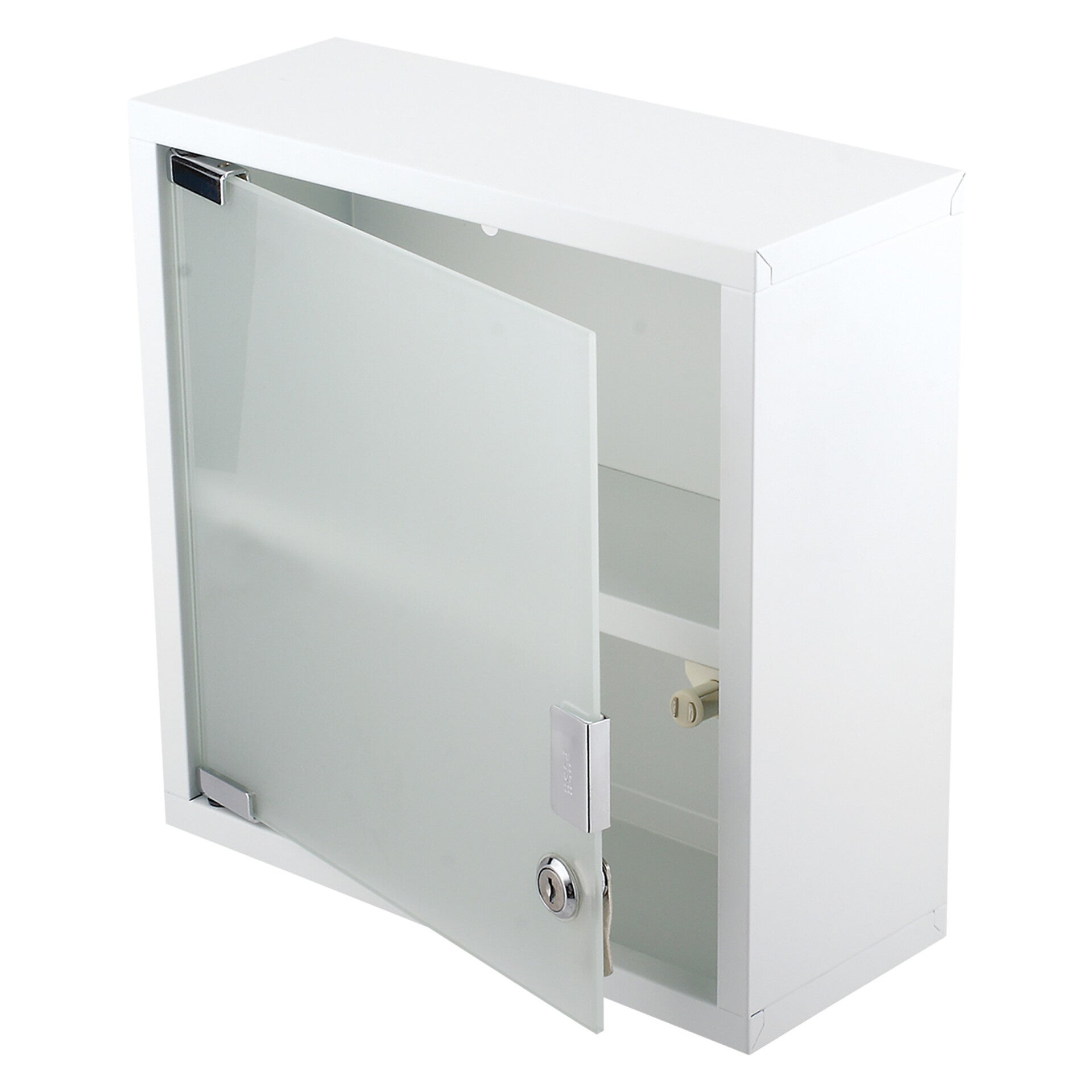 Differnz Quadro spiegelkast wit 30 x 12 x 30 cm