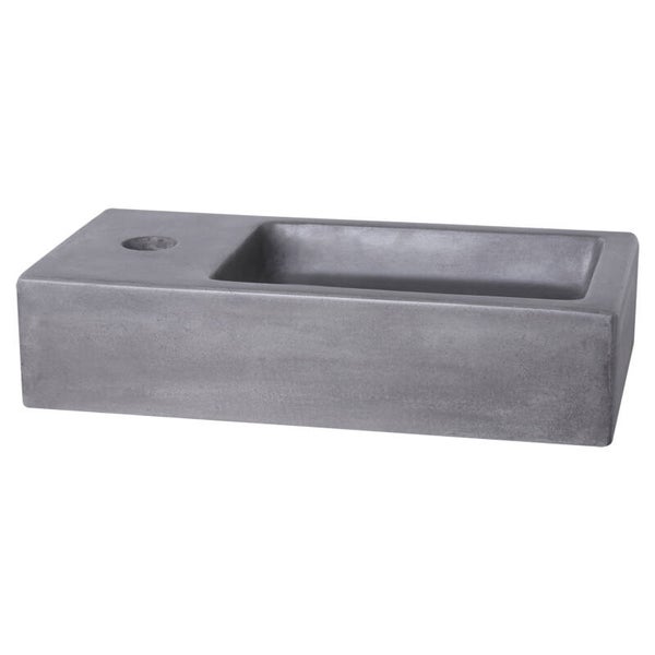 Differnz Ravo fontein links donkergrijs 38.5 x 18.5 x 9 cm