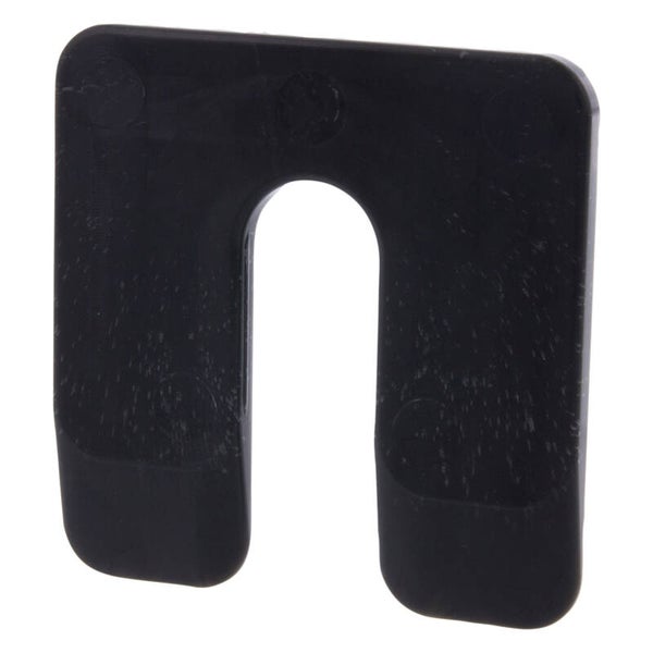 GB uitvulplaatje met sleuf zwart 3 mm