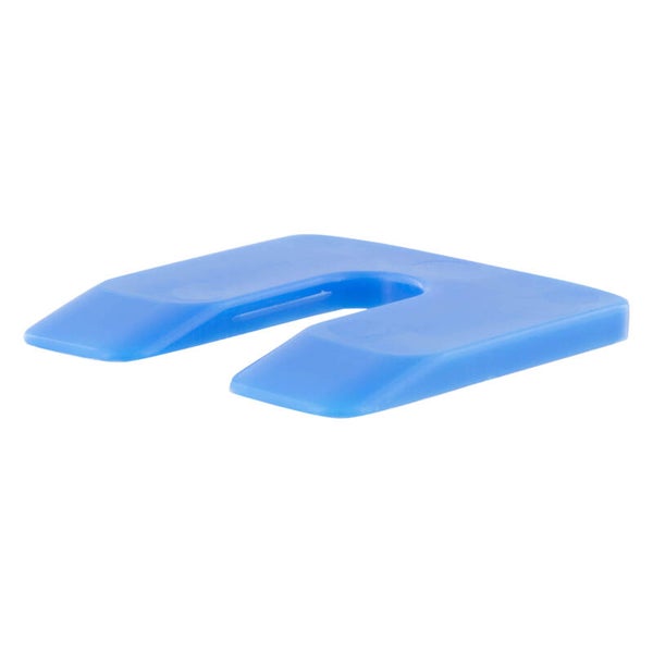 GB uitvulplaatje met sleuf blauw 4 mm