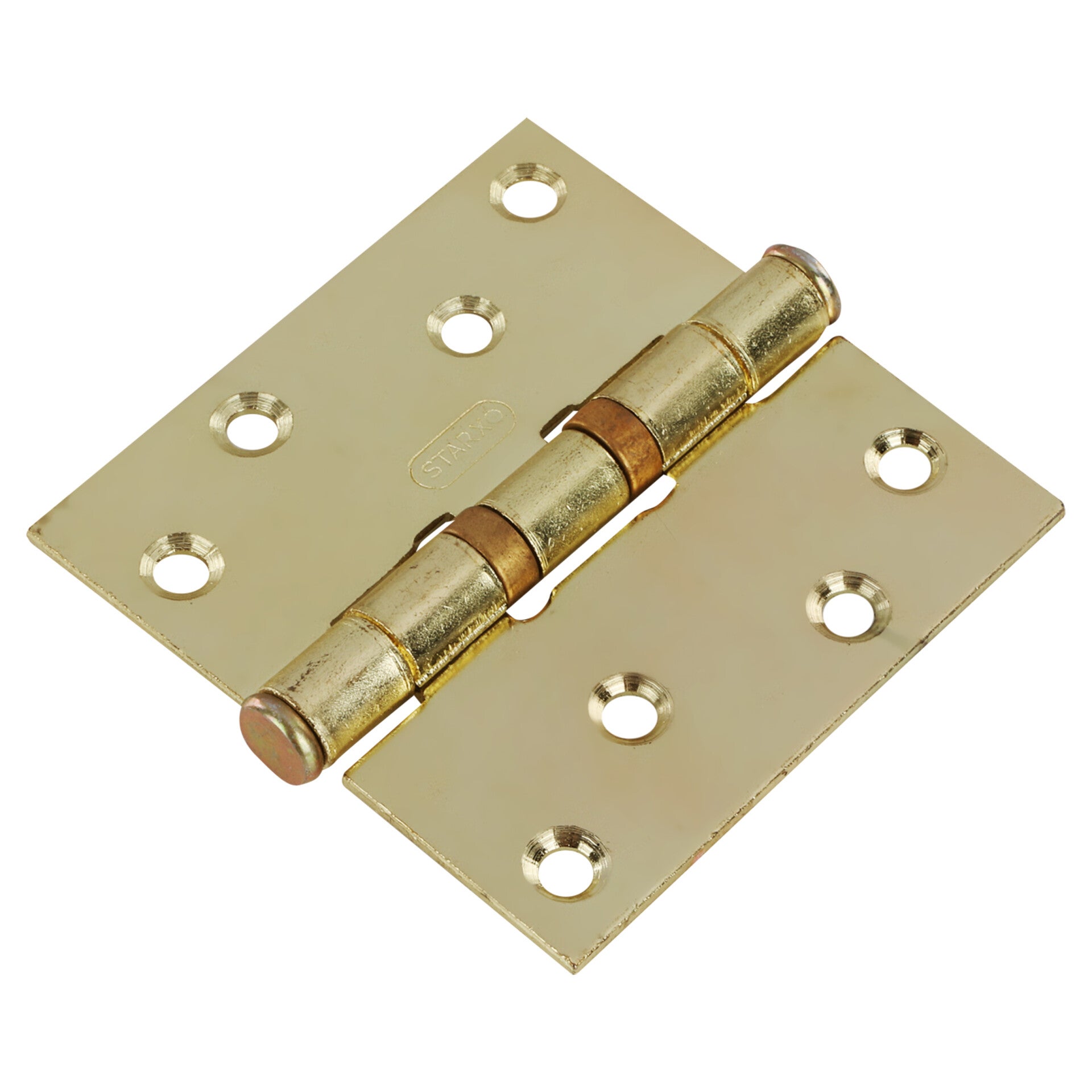Starx kogelscharnier vermessingd 89 x 89 mm