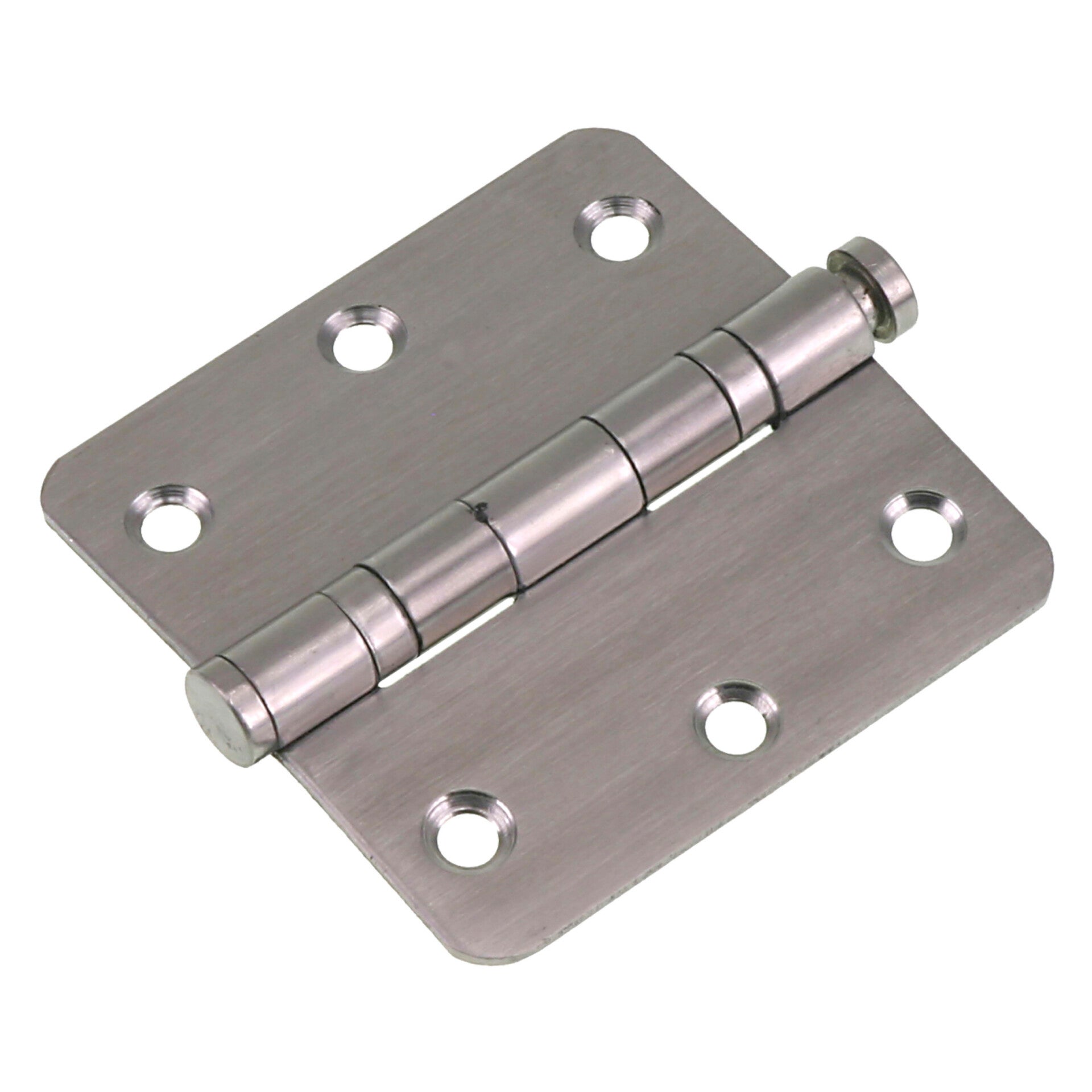 Starx kogelscharnier vierkant model - met ronde hoeken - RVS 76 x 76 mm