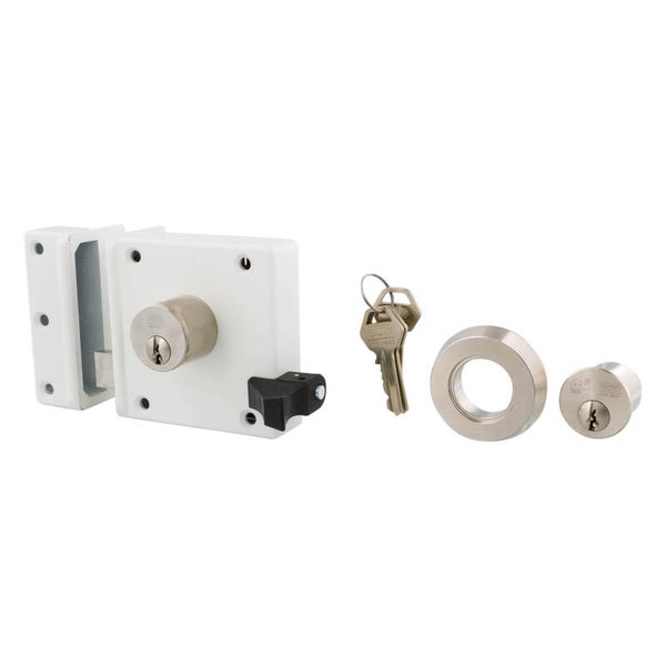 Nemef oplegslot type 4154 - links - SKG** wit 50 mm