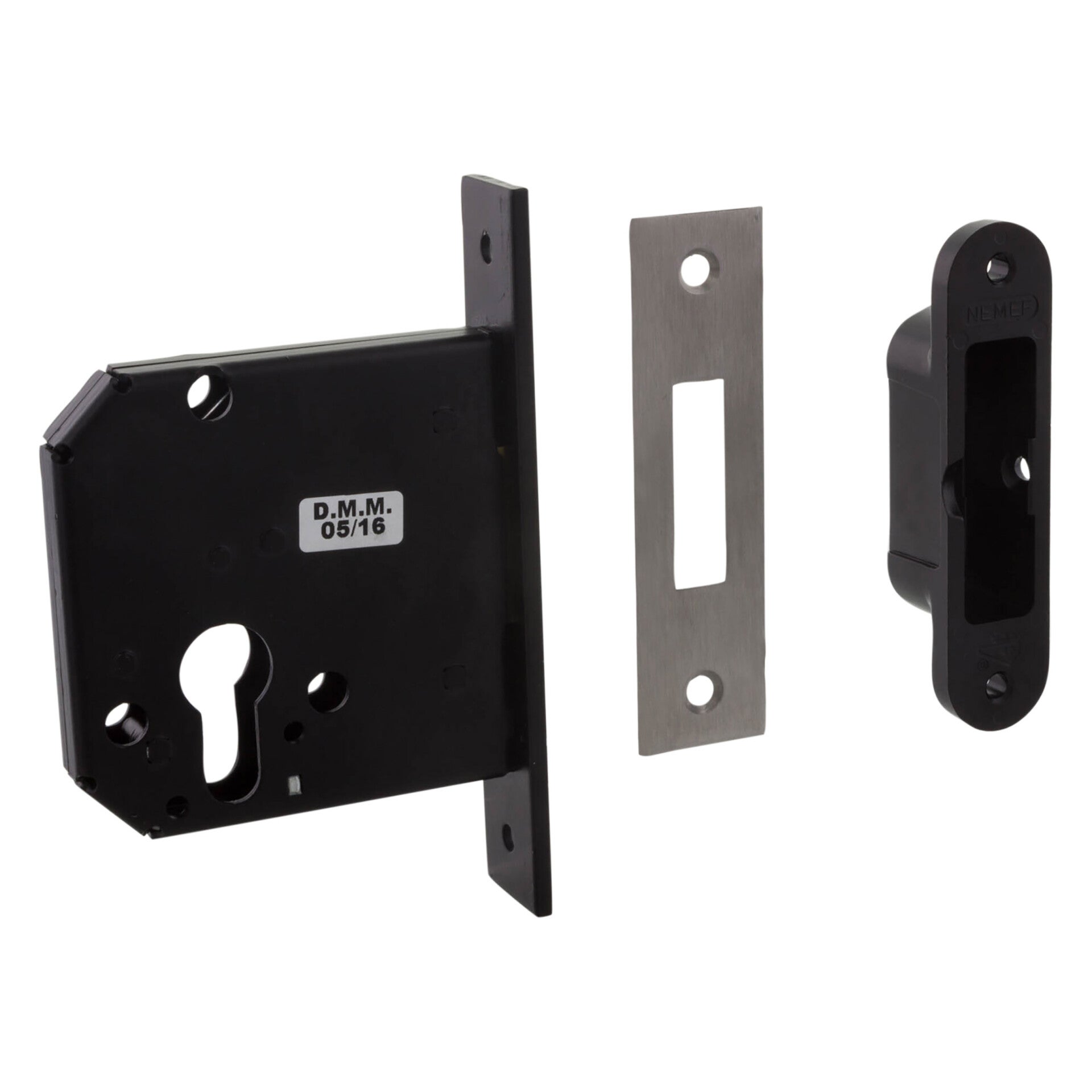 Nemef bijzetslot afgerond - rechts en links - type 4228 - SKG** 110 x 29 mm