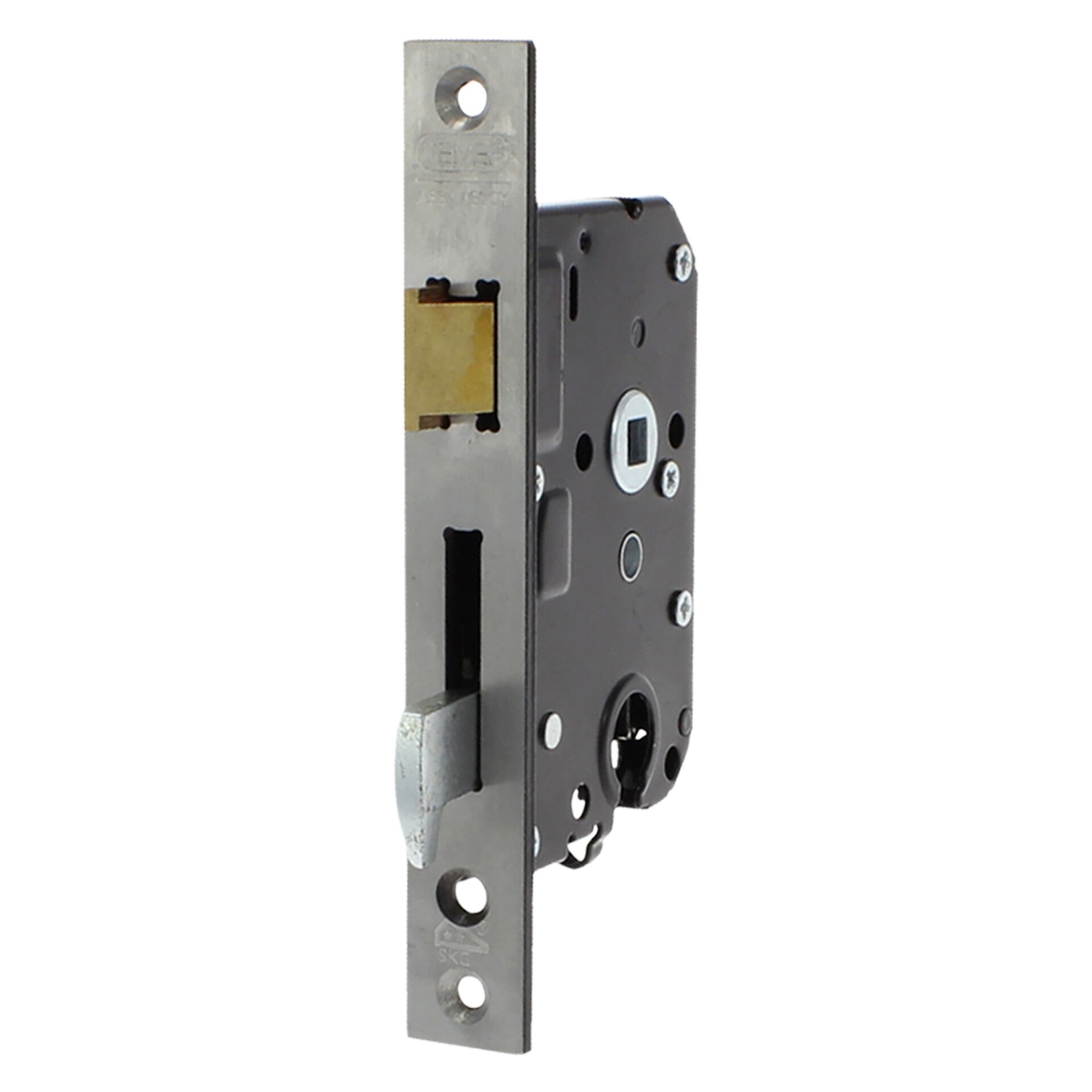 Nemef cilinderslot rechthoekig - rechts en links - type 4109/17 - SKG** 174 x 25 mm