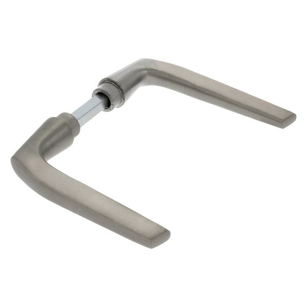 deurkruk duim aluminium f9 - RVS kleur