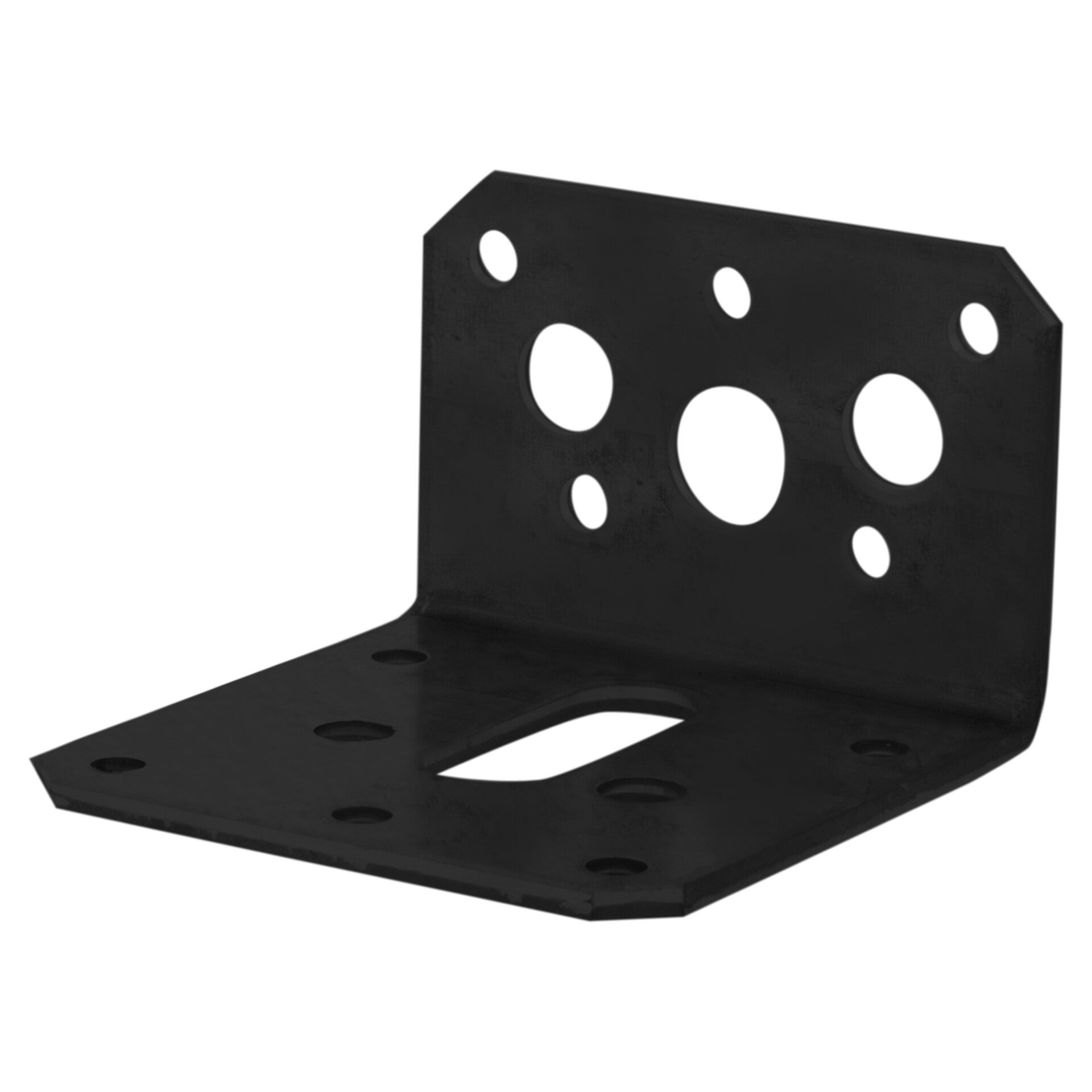 Starx hoekanker vlak - senzimir verzinkt zwart 40 x 60 x 60/2.5 mm