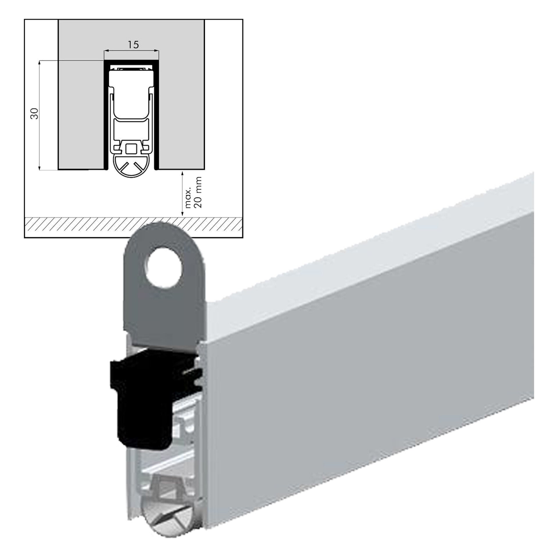 Ellen valdorpel Ellenmatic - uni-proof 930 mm