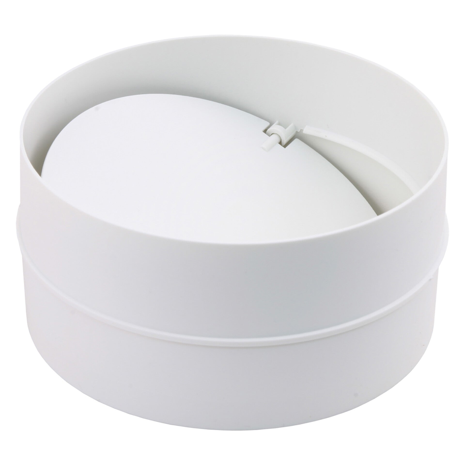 Starx buisverbinder met terugslagklep wit Ø125 mm