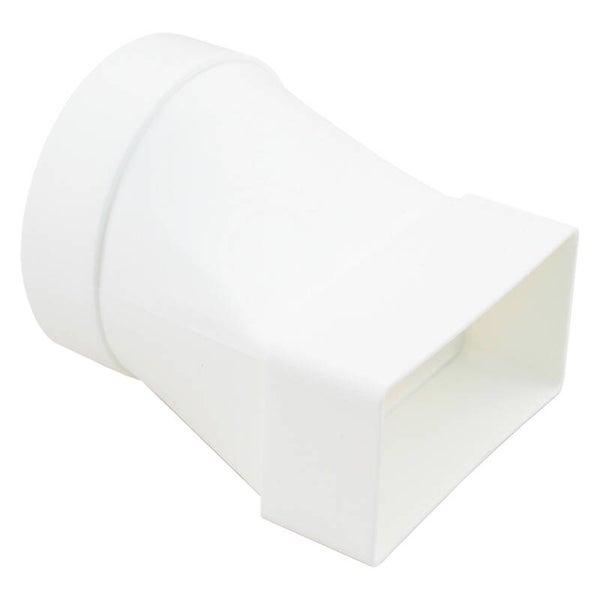 Starx overgangstuk rond-vierkant recht wit 100-110 x 54 mm