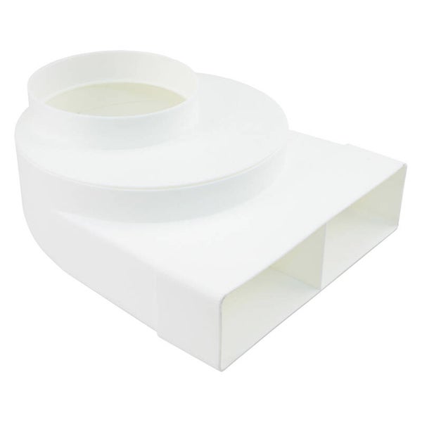 Starx overgangstuk haaks wit 125-2 x 110 x 54 mm