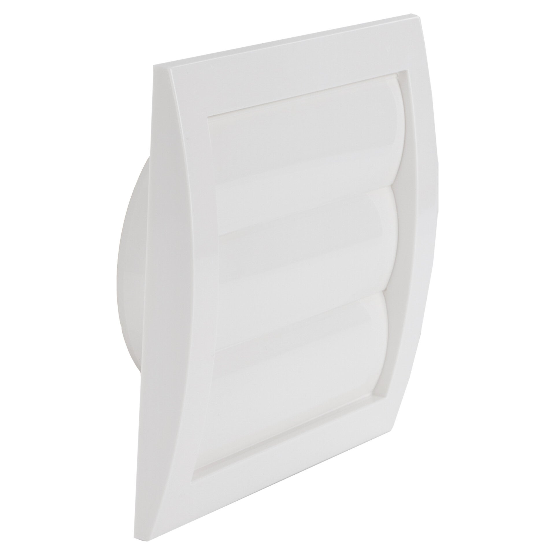 Starx lamelrooster aansluitmaat Ø 100 mm - 3 lamellen wit 150 x 150 mm