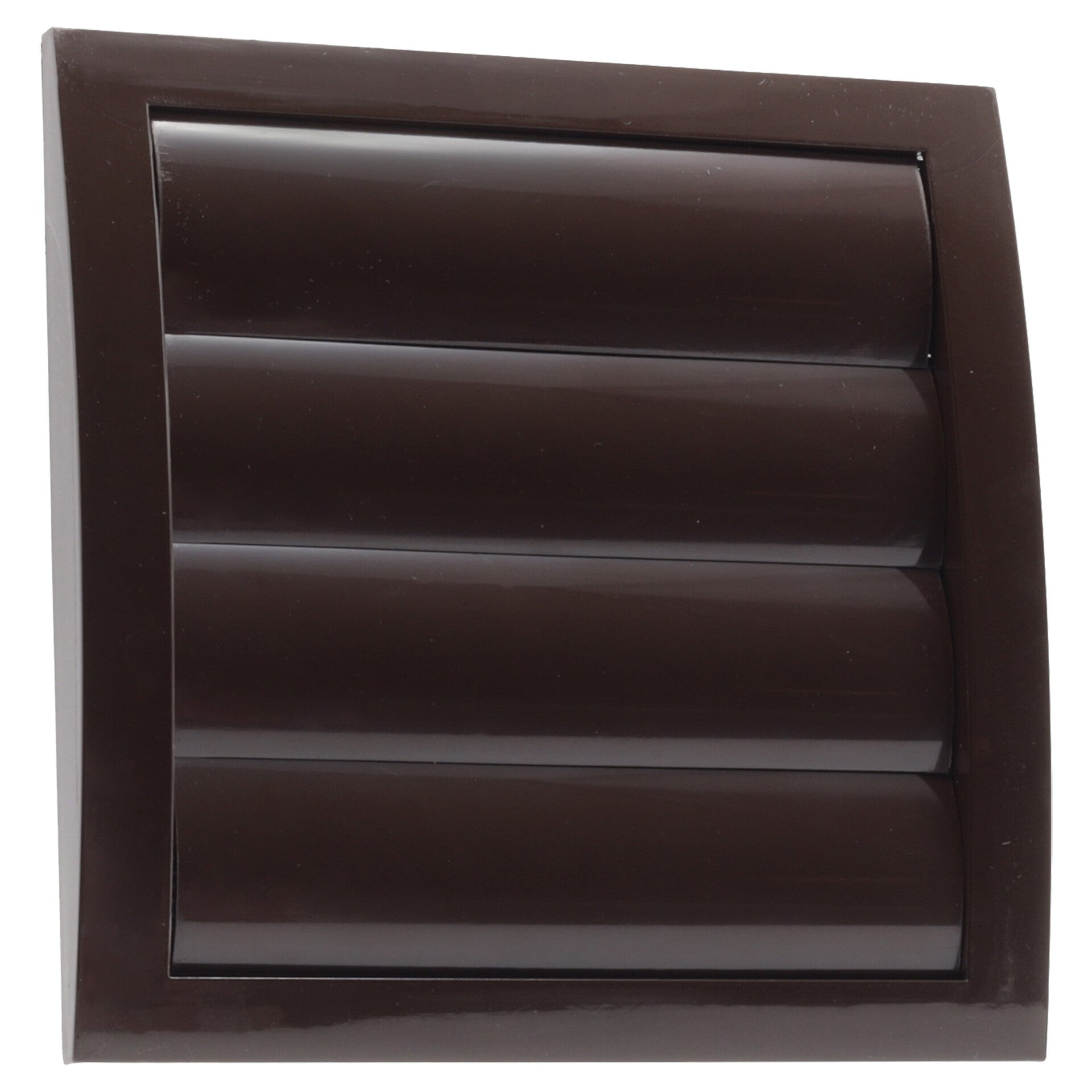 Starx lamelrooster aansluitmaat Ø 125 mm - 4 lamellen bruin 190 x 190 mm