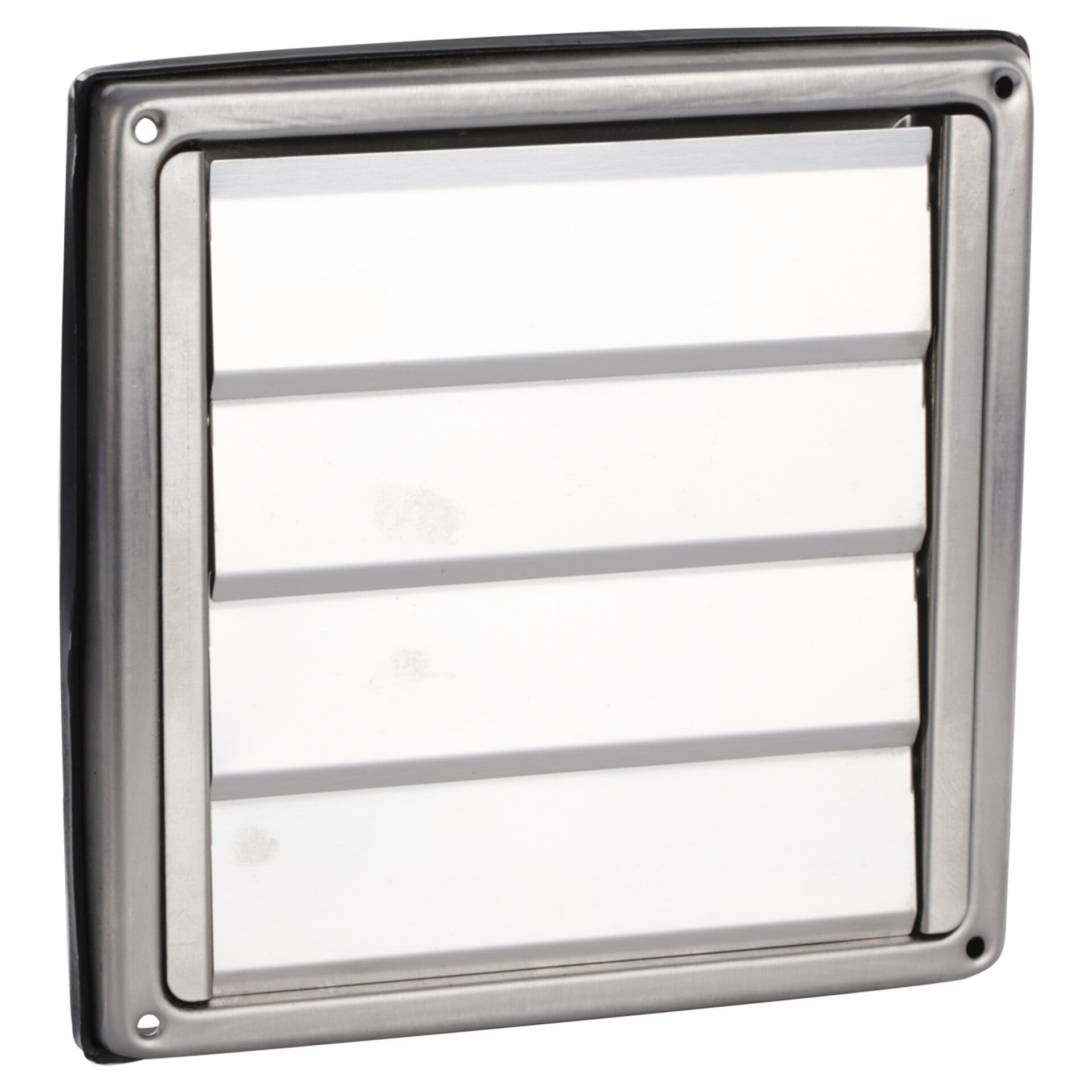 Starx lamelrooster aansluitmaat Ø 100 mm geborsteld RVS 182 x 182 mm