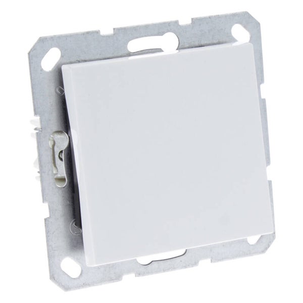 Q-Link S-Line schakelaar inbouw - wissel polarwit