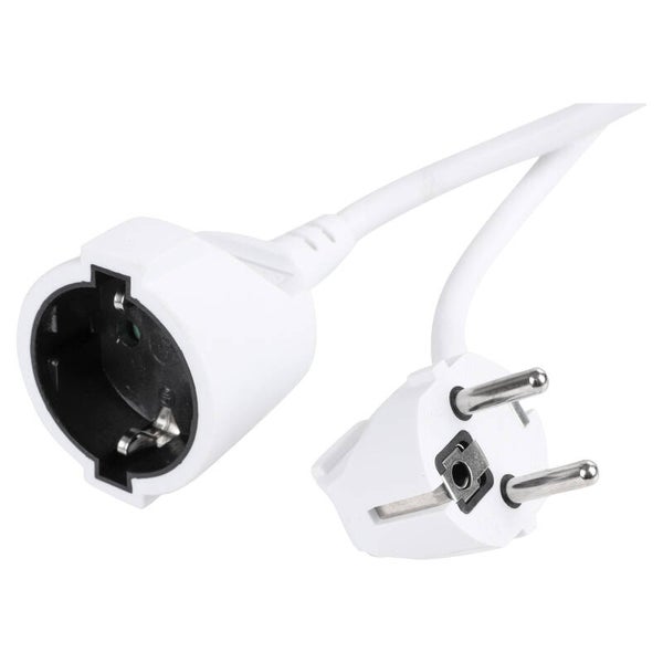 Q-Link verlengsnoer randaarde - H05VV-F - max 3680W wit 3 x 1.5 mm², 25 m