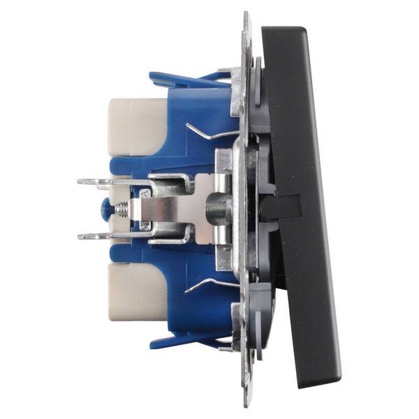 Busch-Jaeger Future Linear schakelaar inbouw - impuls - maakcontact zwart