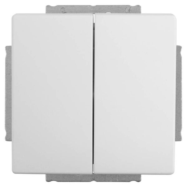 Busch-Jaeger Future Linear schakelaar inbouw - wissel/wissel mat wit