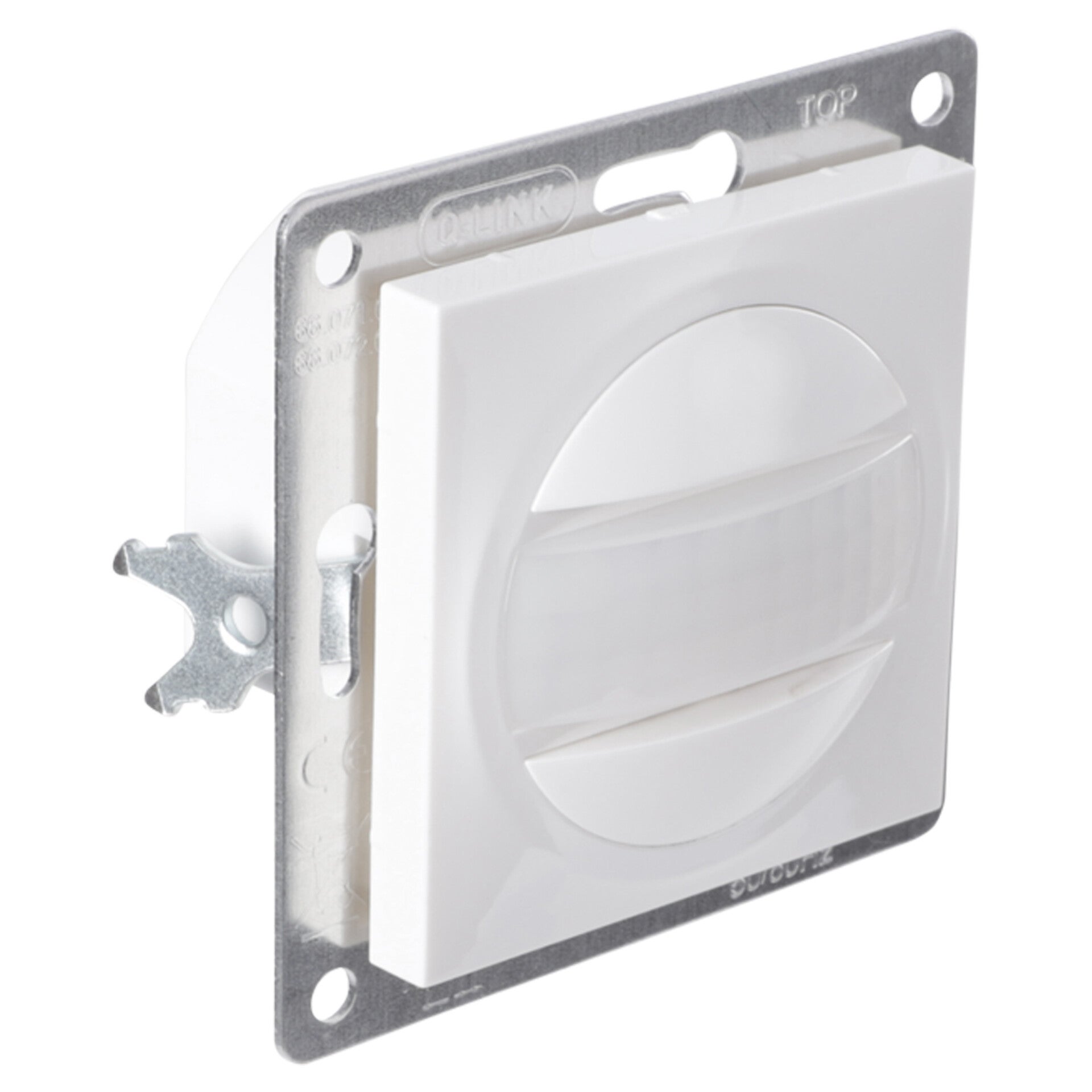 Q-Link S-Line bewegingsmelder inbouw - met schakelaar polarwit