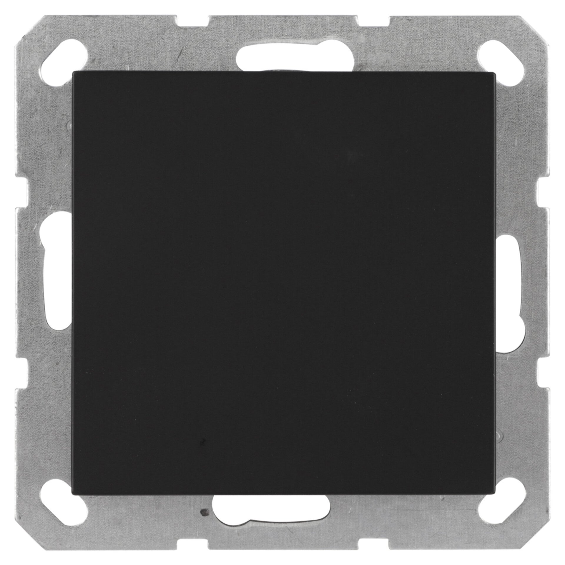 Q-Link S-Line blindplaat inbouw mat zwart